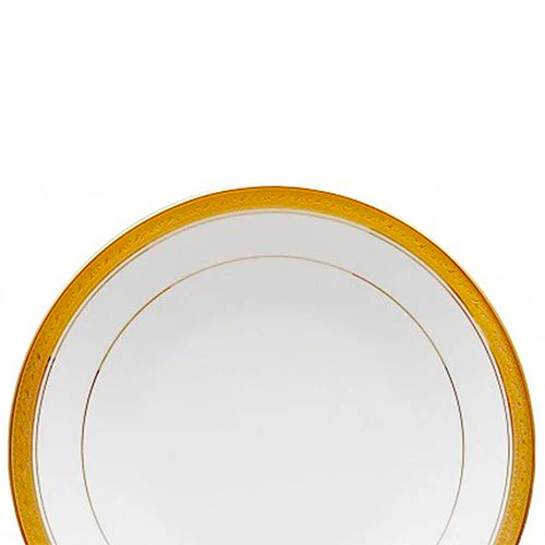 Plato sopa de porcelana Crestwood Gold 23 cm Noritake - Imagen 2