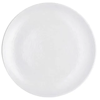 Plato trinche swirl blanco 27 cm porcelana Noritake
