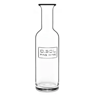 Garrafa para vino cristalino optima 500 ml Luigi Bormioli