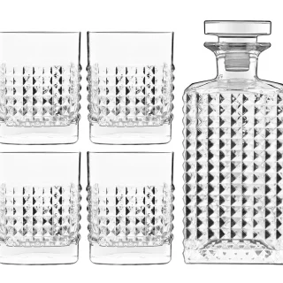 Licorera y vasos Elixir 750 ml / 380 ml Luigi Bormioli