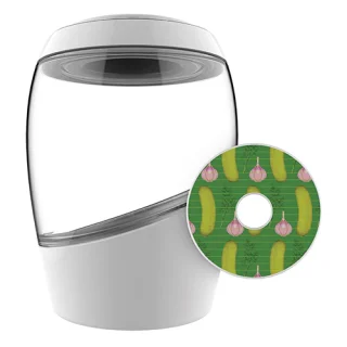 Kombucha Contenedor con tapa para fermentar 2 L Mmtum