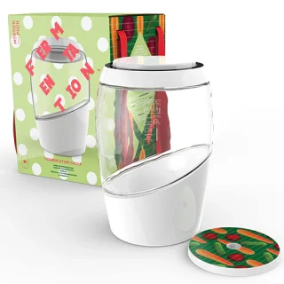 Kombucha Contenedor con tapa para fermentar 5 L Mmtum