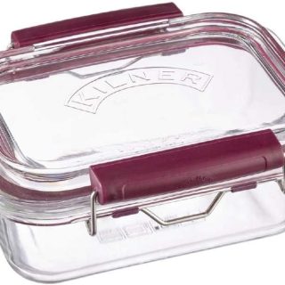 Contenedor de vidrio rectangular 600 ml Kilner