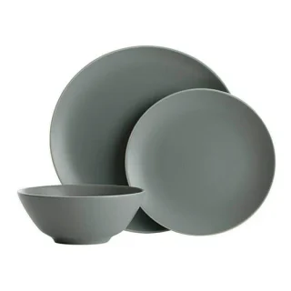 Vajilla 12 piezas gris Mason Cash