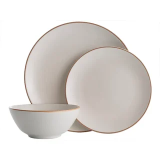 Vajilla 12 piezas color crema Gress Mason Cash