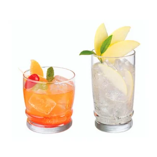 Juego de 12 vasos OF/HB Madeira vidrio Cristar