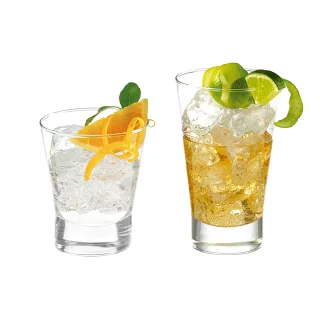 12 VASOS VIDRIO LONDON 2 TAMANOS