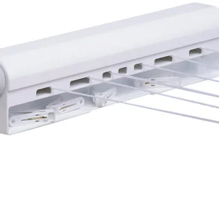 Tendedero de Pared con 6 Cuerdas 37m | Rayen | Compacto y Funcional