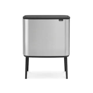 Bote de basura doble cubo acero 11 / 23 L Brabantia