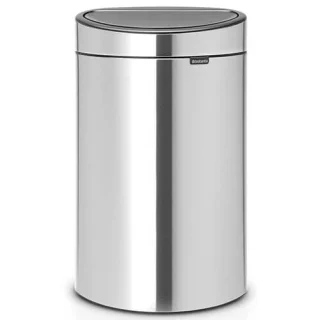 Bote de basura touch bin acero antiadherente 33 L Brabantia