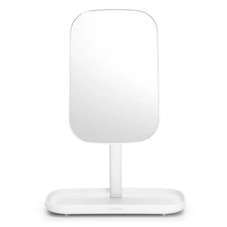 Espejo con bandeja ajustable blanco Brabantia