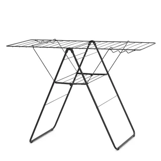 Tendedero Hangon Plegable 20m | Color Negro | Alas Ajustables | Brabantia
