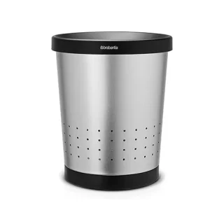 Papelera cónica 11 L acero mate Brabantia