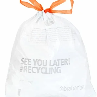 Paquete de 20 Bolsas de plástico B para basura 5L Brabantia