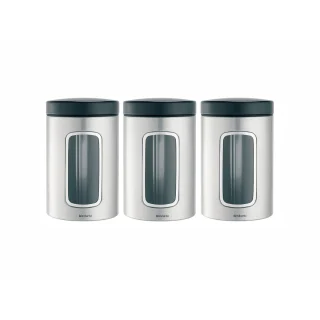 Juego 3 especieros con ventana 1.4L. Brabantia