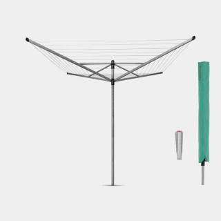 Tendedero acero plata rotatorio 50 m Brabantia desc