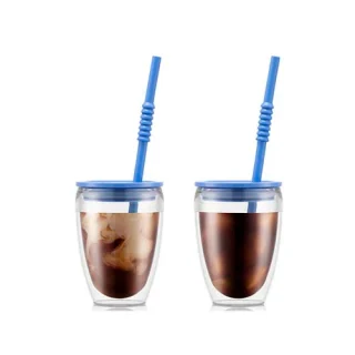 Juego 2 vasos viaje pavina 300 ml azul Bodum