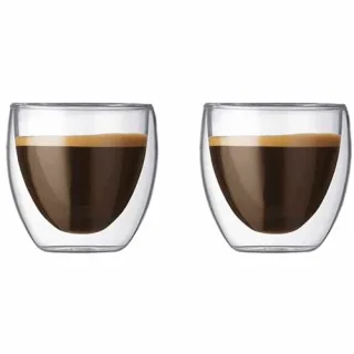 Juego 2 vasos térmicos expreso pavina 80 ml Bodum