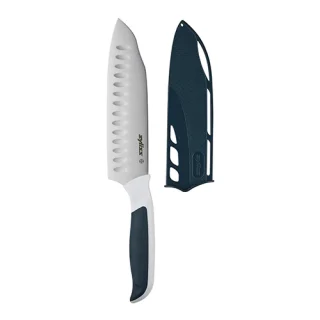 Cuchillo Santoku de acero inoxidable con funda 18 cm Zyliss