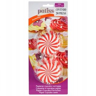 Juego de 200 capacillos para cupcakes de papel Patisse