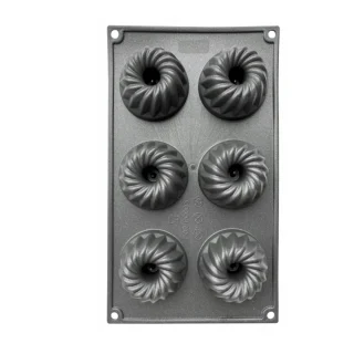 Mini molde Bundt silicón 29x17cm Patisse