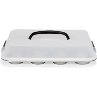 Transportador de muffins antiadherente 35cm Patisse