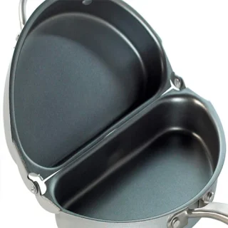 Sartén para omelette aluminio/acero 22cm Nordicware