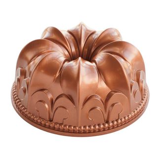 Molde para pastel flor aluminio cobre 2.3 L Nordicware