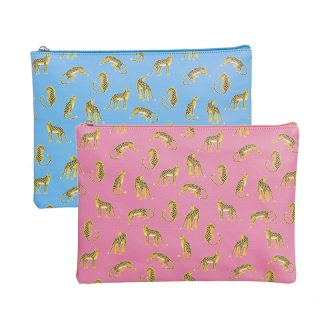 Neceser Plano L Leopard 2 Colores 29x20cm