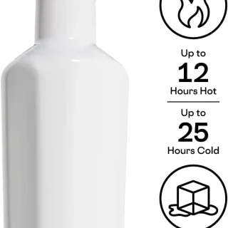 Botella Termica blanca acero inoxidable 739ml Corkcicle