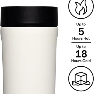 Vaso termico acero inoxidable blanco 502ml Corkcicle