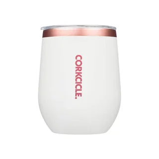 Vaso térmico acero blanco/rosa 354ml Corkcicle