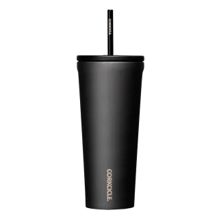 Vaso termico popote acero inoxidable gris 709ml Corkcicle