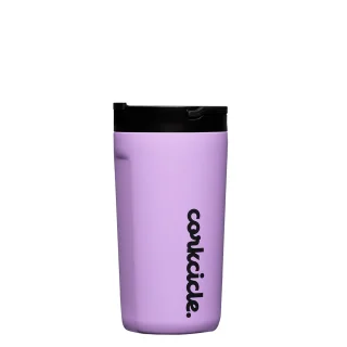 Vaso térmico popote asa lila 355ml Corkcicle