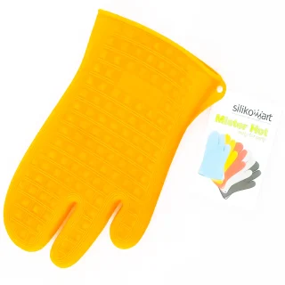 Guante para cocina silicon amarillo 27 x 17 cm Silikomart