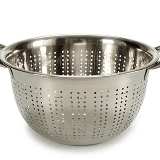 Colador Acero 24cm Diámetro con asas