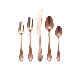 Juego de cubiertos maple 20 pzas. acero Goumet Settings