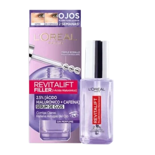 Lóreal Filler Serum de Ojos 2,5% [Ácido Hialurónico+Cafeína]