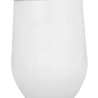 Vaso térmico 414 ml acero inoxidable blanco con tapa flip top Linnar