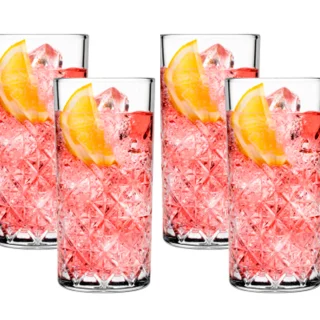 Juego de 4 vasos cooler Timeless 450 ml Pasabahce desc