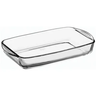 Refractario rectangular vidrio 1.9 L Borcam Pasabahce