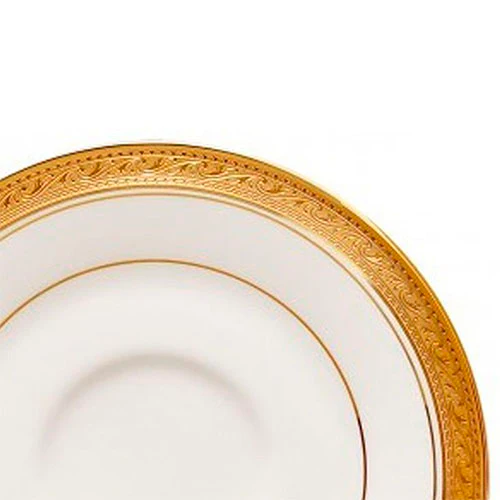 Plato taza moka de porcelana Crestwood Gold Noritake - Imagen 3