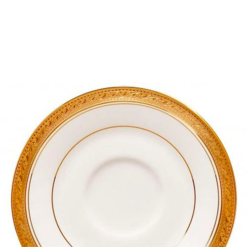 Plato taza moka de porcelana Crestwood Gold Noritake - Imagen 2