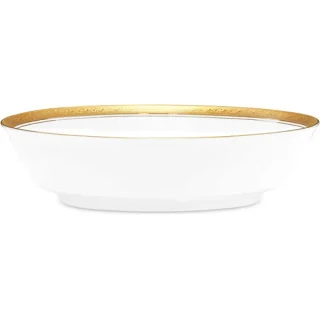 Ensaladera redonda de porcelana Crestwood Gold Noritake