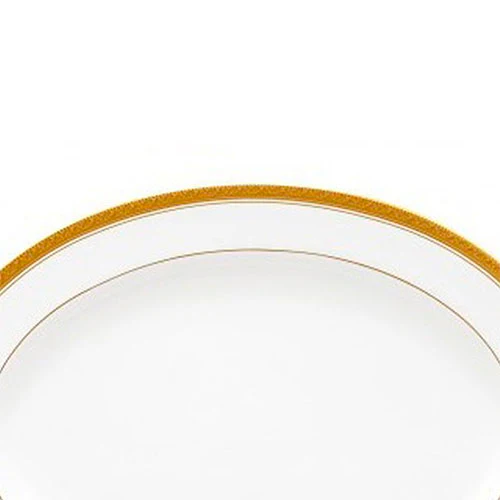 Platon oval de porcelana Crestwood Gold 40 cm Noritake - Imagen 3