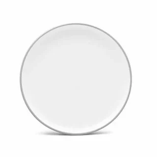 Plato para ensalada Colortex gris de porcelana 19 cm Noritake