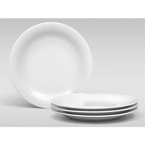 Plato pan Conifere blanco porcelana 17 cm Noritake - Imagen 2