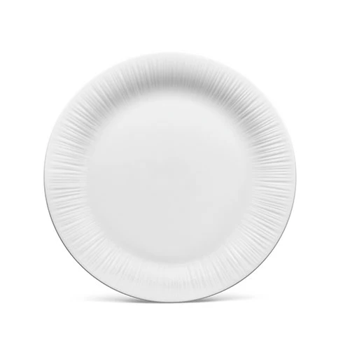 Plato pan Conifere blanco porcelana 17 cm Noritake
