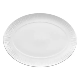 Platón ovalado conifere blanco 37 cm Noritake
