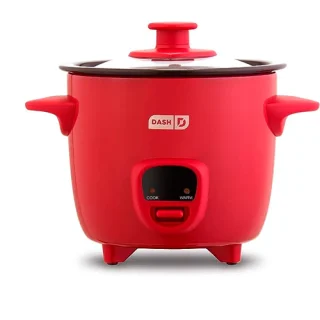 Dash Mini Olla Arrocera | 1 Taza (cruda) | Color Roja